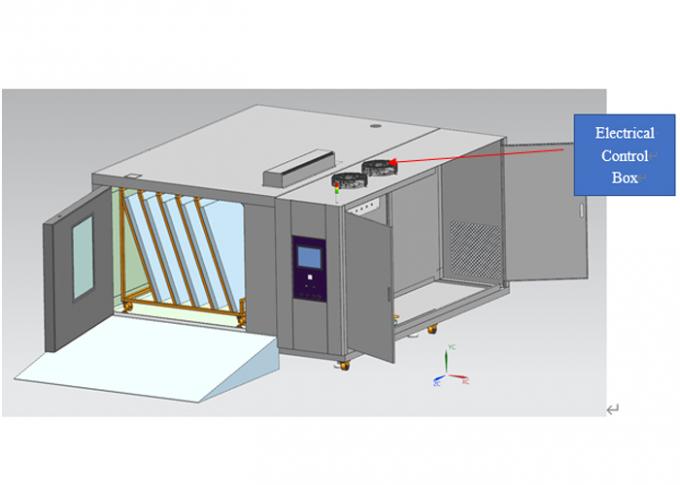 ΙΕΣ 1251 Θερμοκρασία και υγρασία σταθερή θάλαμος με έλεγχο PLC για δοκιμή ηλιακών πάνελ 4