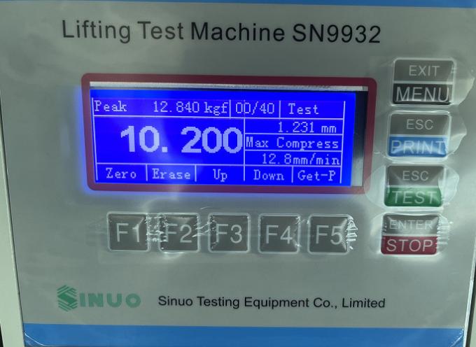Ανυψωτική μηχανή δοκιμής βιδών σφαιρών υψηλής ακρίβειας IEC 60598-2-17 για τη δοκιμή 0