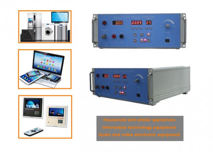 Εξοπλισμός δοκιμής συσκευών IEC 60335-1 ηλεκτρικός 12.5kV 1.2/50μS ή γεννήτρια τάσεων ώθησης 7kV 10/700μS 0