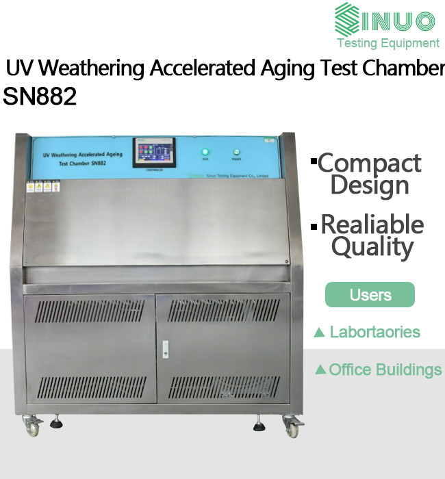 ASTMD 4329 UV επιταχυνόμενη γήρανσης αίθουσα δοκιμής διάβρωσης κλιματολογική περιβαλλοντική 1