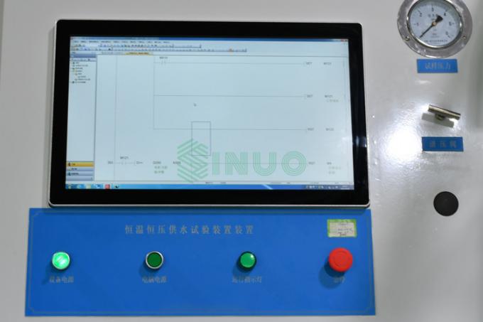 IEC 60335 σταθερή συσκευή 2.5MPa δοκιμής παροχής νερού πίεσης ενιαίων σταθμών 0