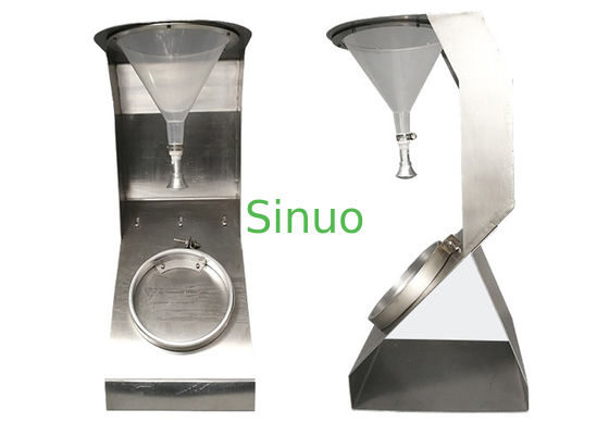 ΠΟΙΟΤΗΤΑ  150mm Medical Material Tester With PP Funnel Stainless Steel Specimen Holder εργοστάσιο
