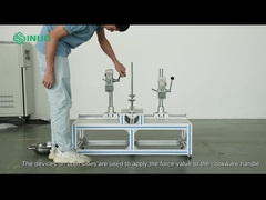 Των BS EN διπλός λαβών 12983-1 εξοπλισμός δοκιμής αντίστασης Cookware κάμπτοντας