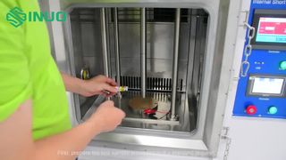 Δοκιμή κινδύνου έκρηξης μπαταρίας! IEC 62133 Προσομοίωση Εσωτερικού Βραχυκυκλώματος