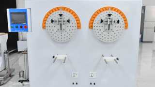 Εξοπλισμός δοκιμής ευελιξίας καλωδίου ρεύματος για μη αποσπώμενα βύσματα και πρίζες