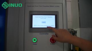 IP5X IP6X Θάλαμος δοκιμής άμμου και σκόνης IEC 60529 Δοκιμή άμμου και σκόνης για ανταλλακτικά αυτοκινήτων